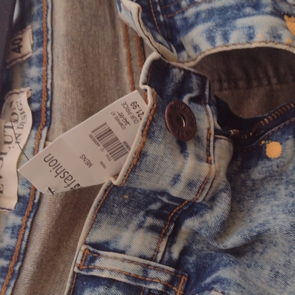 Men's Distressed Blue Jeans NWT (Size 40) - Picture 5 of 5